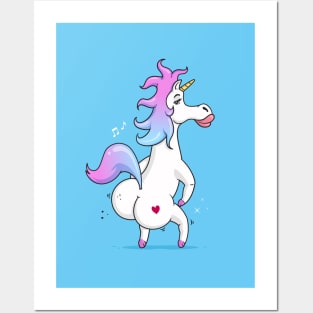 Twerking Unicorn Posters and Art